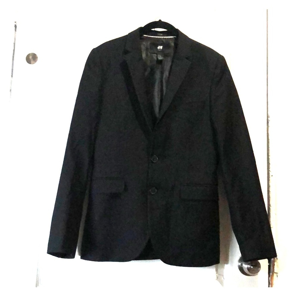 Black H&M 34R slim fit blazer